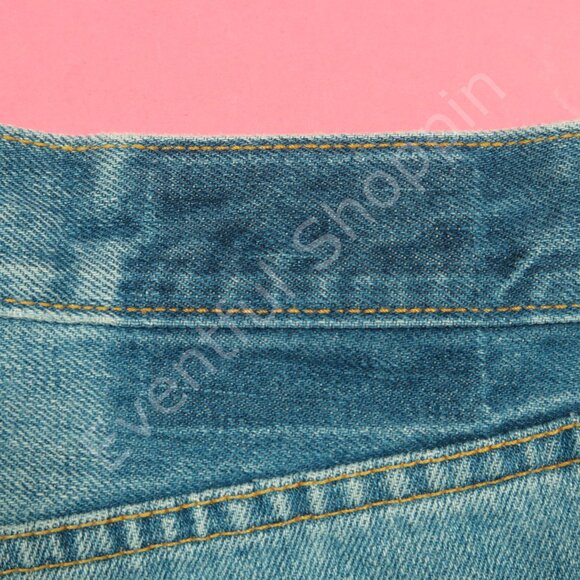 Vintage Levis 501 Jeans Mens 35 Blue Original Straight Denim 90s - Picture 5 of 8